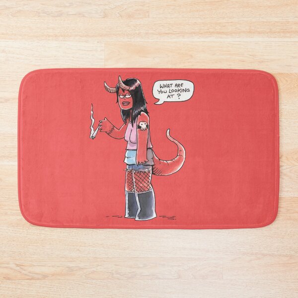 Item preview, Smoking Devil Dino Girl designed and sold by Chuck Whelon.