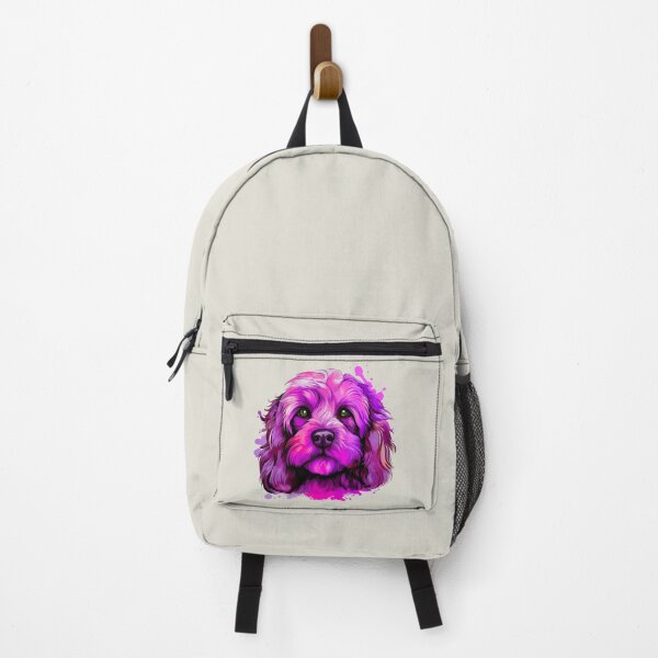 Item preview, Cavapoo Cavoodle Purple Pink Tones Watercolor designed and sold by wotsthis.