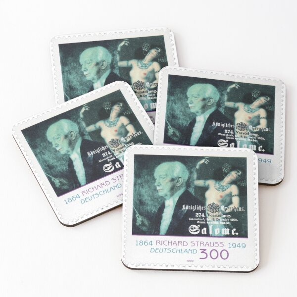 Item preview, Stamp 50th anniversary of the death of Richard Strauss designed and sold by HeraldryCabinet.