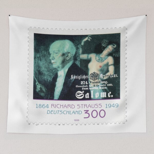 Item preview, Stamp 50th anniversary of the death of Richard Strauss designed and sold by HeraldryCabinet.