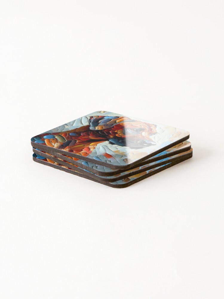 Thumbnail 4 of 5, Coasters (Set of 4), Rhodesian Ridgeback 2 designed and sold by ChrisButler.