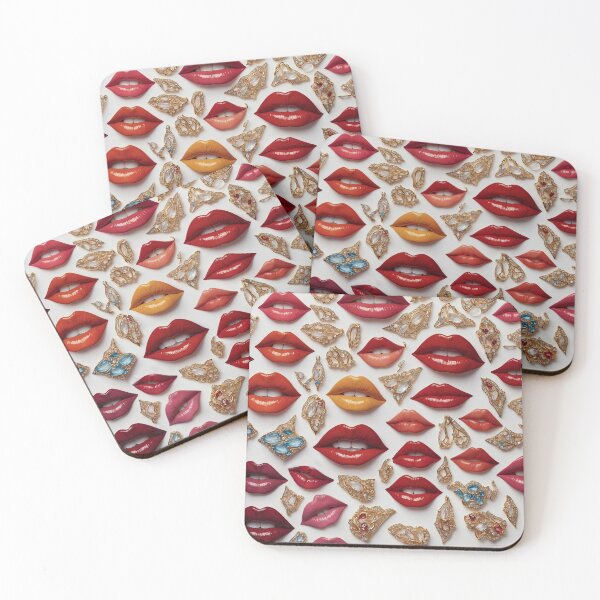 Item preview, Multicolor Lipstick and fine jewelry woman lips fashion designed and sold by Carlos Gudino.