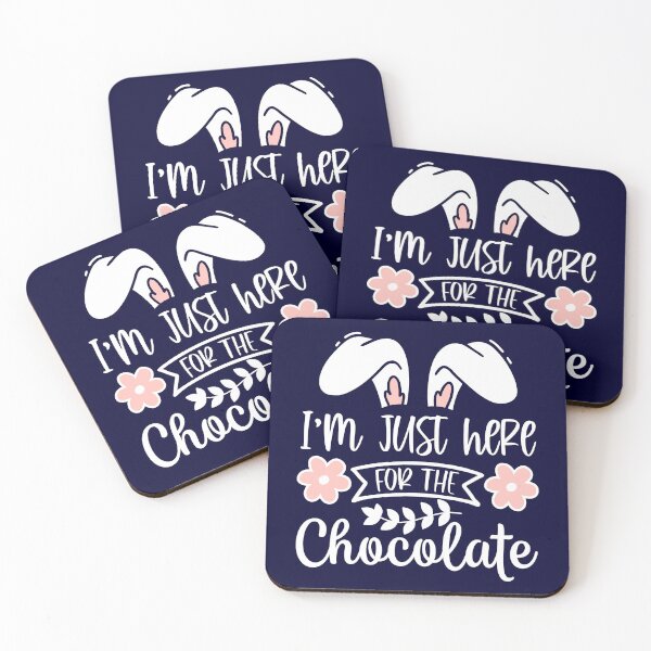 Item preview, Im just here for the chocolate Bunny Ears designed and sold by hobbybox.