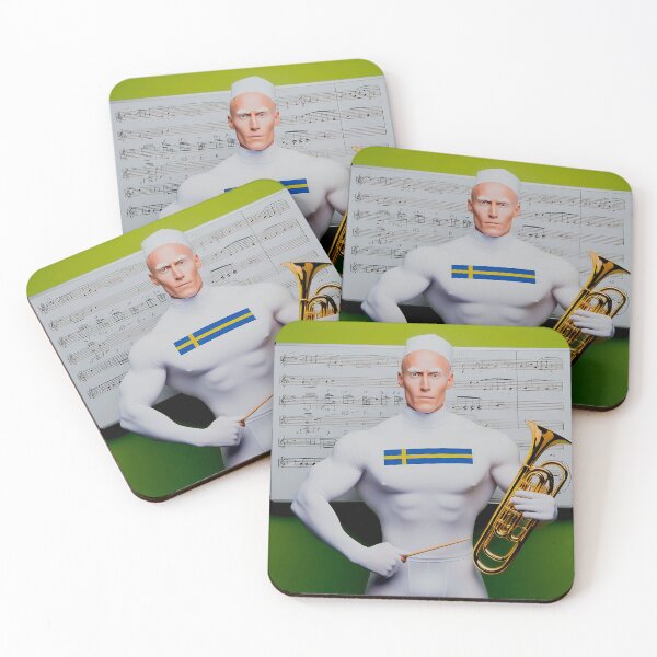 Item preview, Swedish music teacher with piston and sheet music designed and sold by marccelusshop.