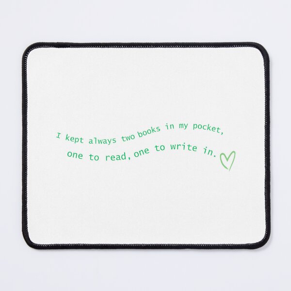 Item preview, I kept two books in my pocket, one is to read, one to write in. designed and sold by elegant-unicorn.
