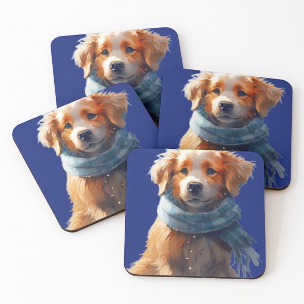 Item preview, Frosty Canine Companion | Winter Dog Miniature designed and sold by FairX.