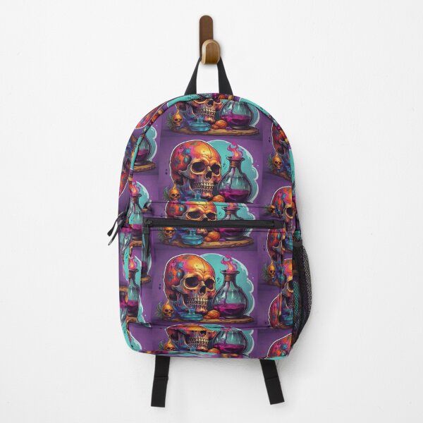 Item preview, "Skull Magic: Enchanting Sticker Design" designed and sold by NerdSpaceBrazil.