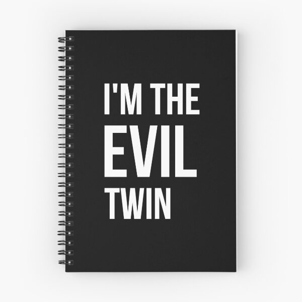 Item preview, I'm the evil twin, funny t-shirt quote, gift idea designed and sold by RedYolk.