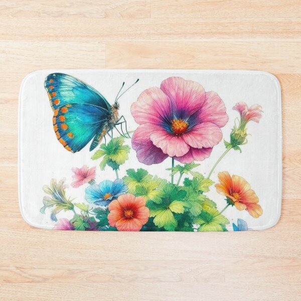 Item preview, Butterflies and flower pots. designed and sold by growing-mom.