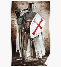 Ancient Templar Knight Poster