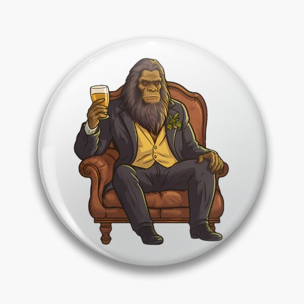 Item preview, Debonair Sasquatch - Sophisticated Bigfoot designed and sold by NovaGenArt.