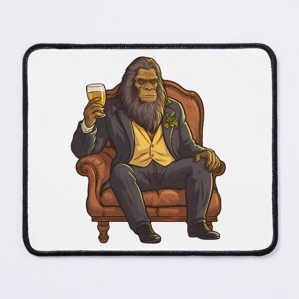 Item preview, Debonair Sasquatch - Sophisticated Bigfoot designed and sold by NovaGenArt.