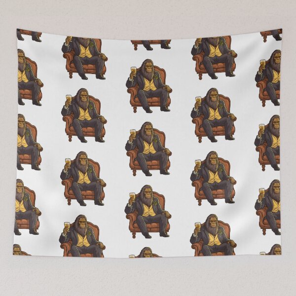 Item preview, Debonair Sasquatch - Sophisticated Bigfoot designed and sold by NovaGenArt.