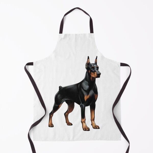 Item preview, Floppy Ear Doberman Pinscher Illustration designed and sold by CharmStudio.