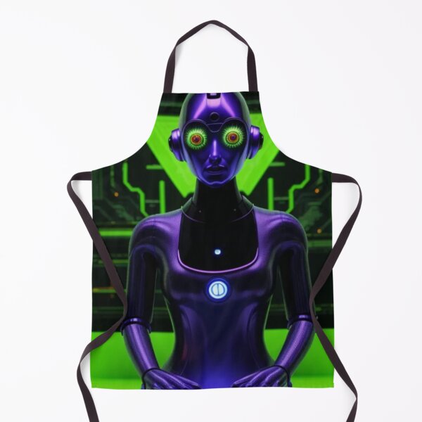 Item preview, Dark Trippy Future AI Robot designed and sold by TheDarkWardrobe.