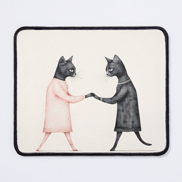 Item preview, Dancing Mr and Mrs Cats designed and sold by omerfdln34.