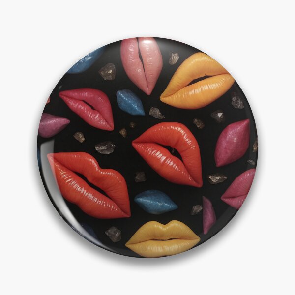 Item preview, Multicolor woman Lips Collections woman Lipstick fashion in black background designed and sold by Carlos Gudino.