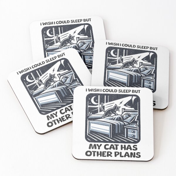 Item preview, I Wish I Could Sleep But My Cat Has Other Plans designed and sold by QuirkPrint.