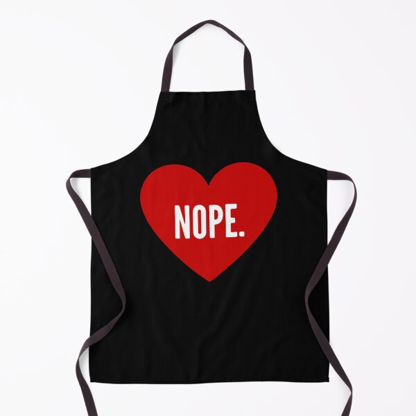 Item preview, Anti Valentine's Day Sassy Nope Heart  designed and sold by sweetbelle.
