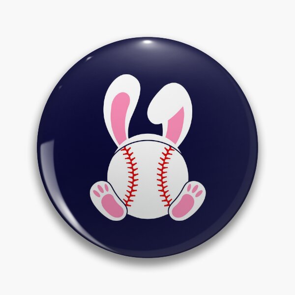 Item preview, Baseball Easter bunny with rabbit ears bunny feet designed and sold by hobbybox.