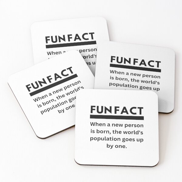 Item preview, FUN FACT about population. designed and sold by elegant-unicorn.