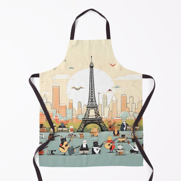 Item preview, Singer Cats Show Crowd in Front of Eiffel Tower designed and sold by omerfdln34.
