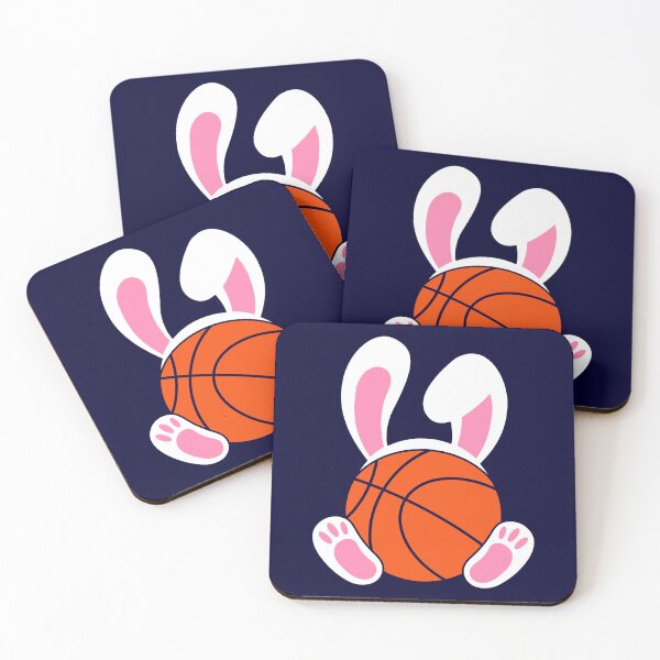 Item preview, Basketball Easter bunny with rabbit ears bunny feet designed and sold by hobbybox.