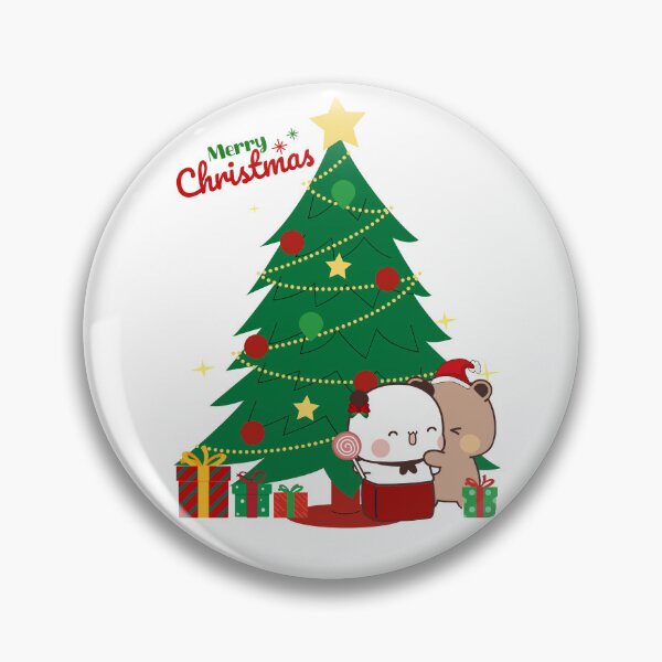 Item preview, Christmas Celebration with DuDu Bear and BuBu Panda designed and sold by Pandety.