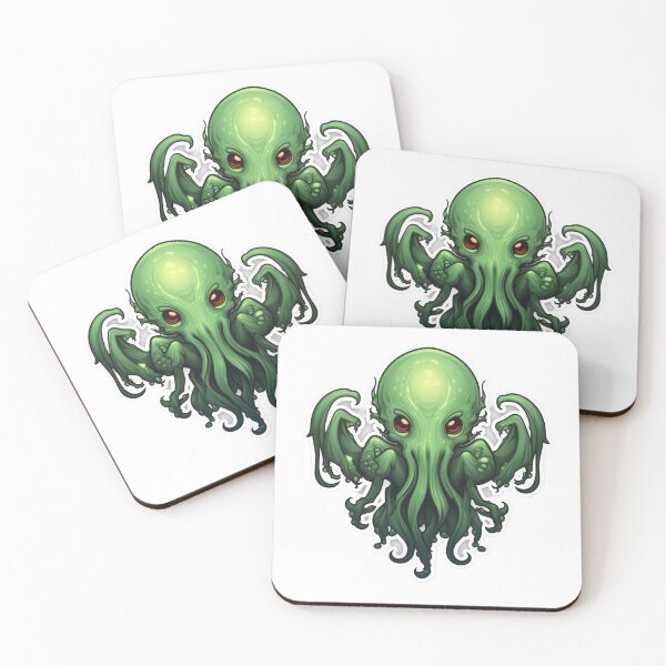 Item preview, Adorable Cthulhu Die Cut designed and sold by NessasSpookyArt.