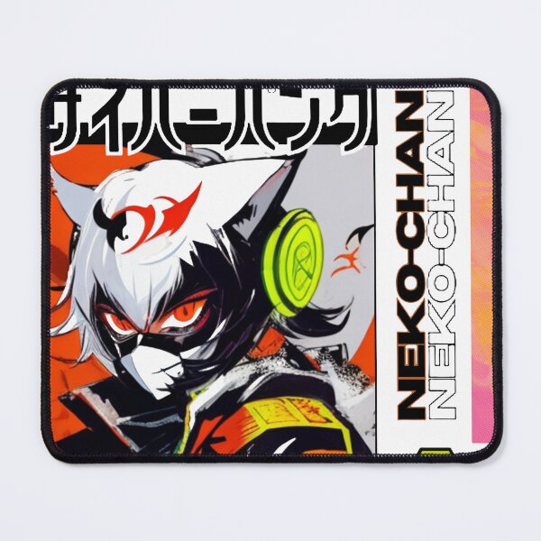 Item preview, Cyberpunk Streetwear Neko-chan designed and sold by TeenVibe-Shop.