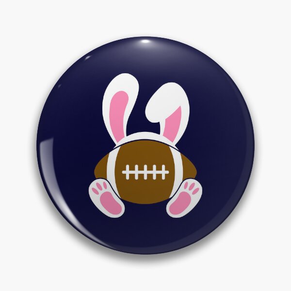 Item preview, Football Easter bunny with rabbit ears bunny feet designed and sold by hobbybox.
