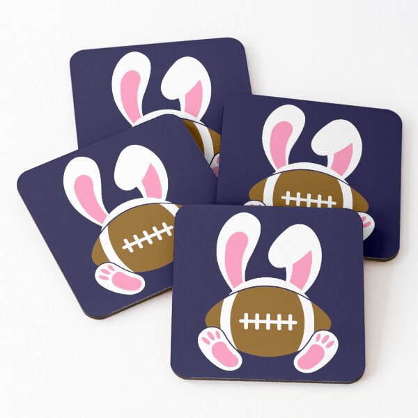 Item preview, Football Easter bunny with rabbit ears bunny feet designed and sold by hobbybox.