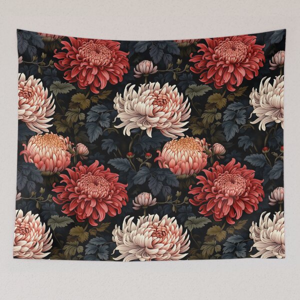 Item preview, Chrysanthemum Tapestry designed and sold by Senjata Witt.