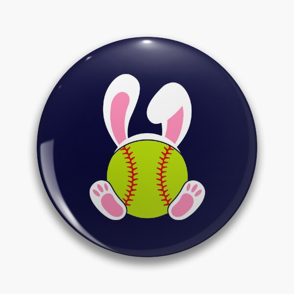 Item preview, Softball Easter bunny with rabbit ears bunny feet designed and sold by hobbybox.