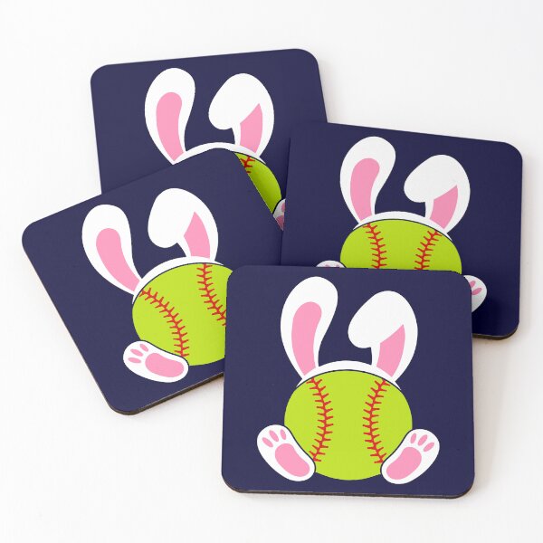 Item preview, Softball Easter bunny with rabbit ears bunny feet designed and sold by hobbybox.