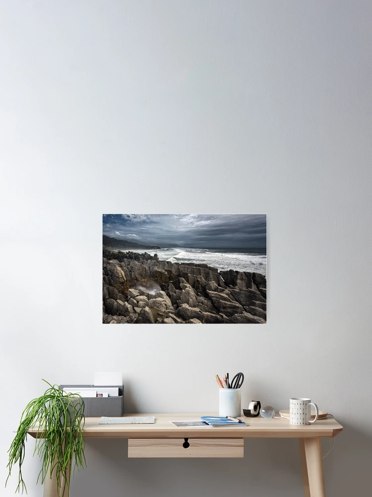 Thumbnail 2 of 3, Poster, Pancake Rocks designed and sold by Chopen.