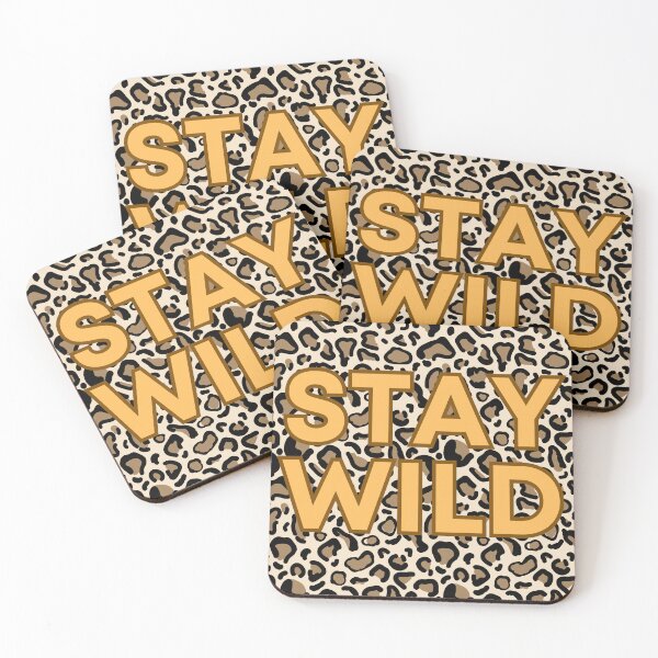 Item preview, STAY WILD  designed and sold by BootsNCatsStore.