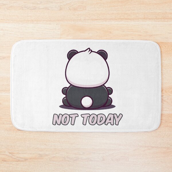 Item preview, Not Today Panda designed and sold by TeeNameHut.