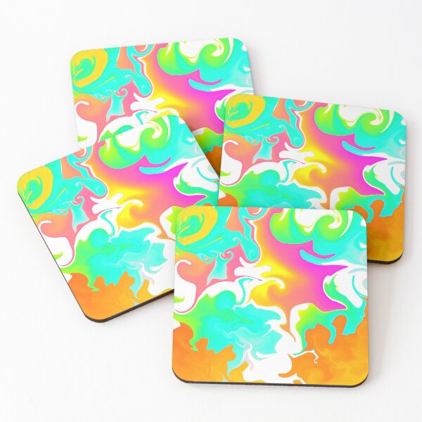 Item preview, Bright colourful Abstract Art design designed and sold by Fantacaroo Designs.