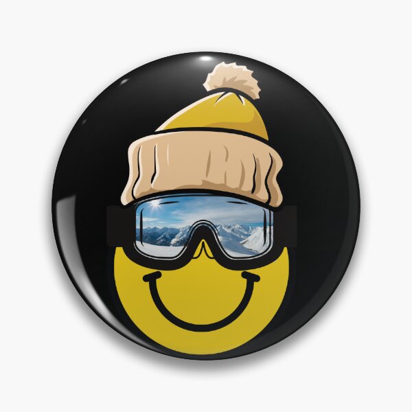 Item preview, Skiing Smiley Face designed and sold by SimpleSteve.