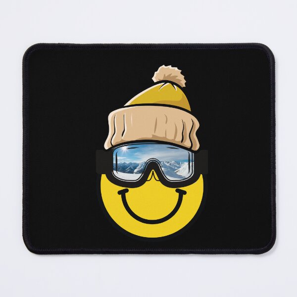 Item preview, Skiing Smiley Face designed and sold by SimpleSteve.