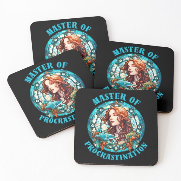 Item preview, Master Of Procrastination. pisces sign designed and sold by ZodiacWonders.