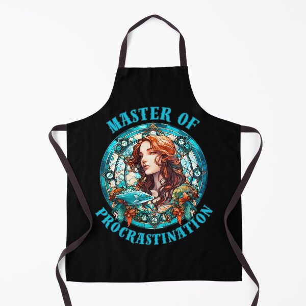Item preview, Master Of Procrastination. pisces sign designed and sold by ZodiacWonders.