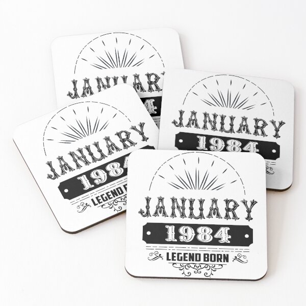 Item preview, Vintage January 1984 Limited Edition, 40th Birthday Gift 40 years old Legend Born Birth designed and sold by DjenShop.