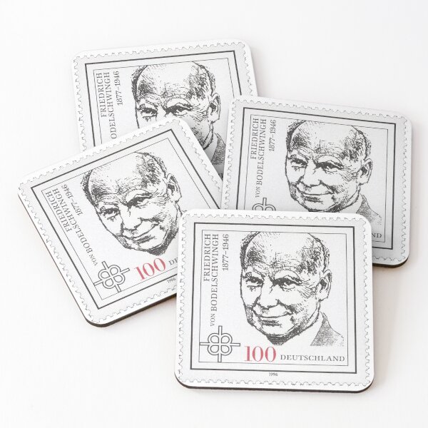 Item preview, Stamp 50th anniversary of the death of Friedrich von Bodelschwingh designed and sold by HeraldryCabinet.
