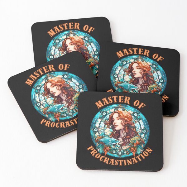 Item preview, Master Of Procrastination. pisces season designed and sold by ZodiacWonders.