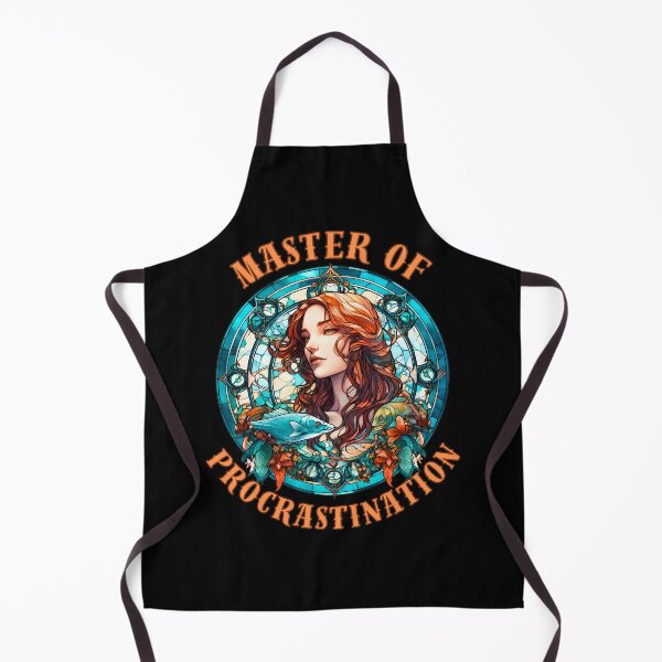 Item preview, Master Of Procrastination. pisces season designed and sold by ZodiacWonders.