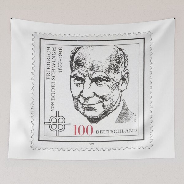 Item preview, Stamp 50th anniversary of the death of Friedrich von Bodelschwingh designed and sold by HeraldryCabinet.