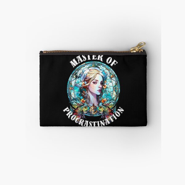 Item preview, Master Of Procrastination. pisces symbol designed and sold by ZodiacWonders.
