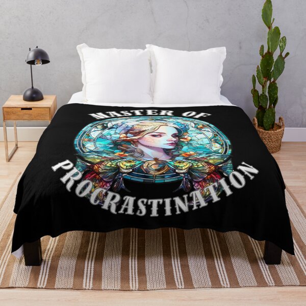 Item preview, Master Of Procrastination. pisces symbol designed and sold by ZodiacWonders.
